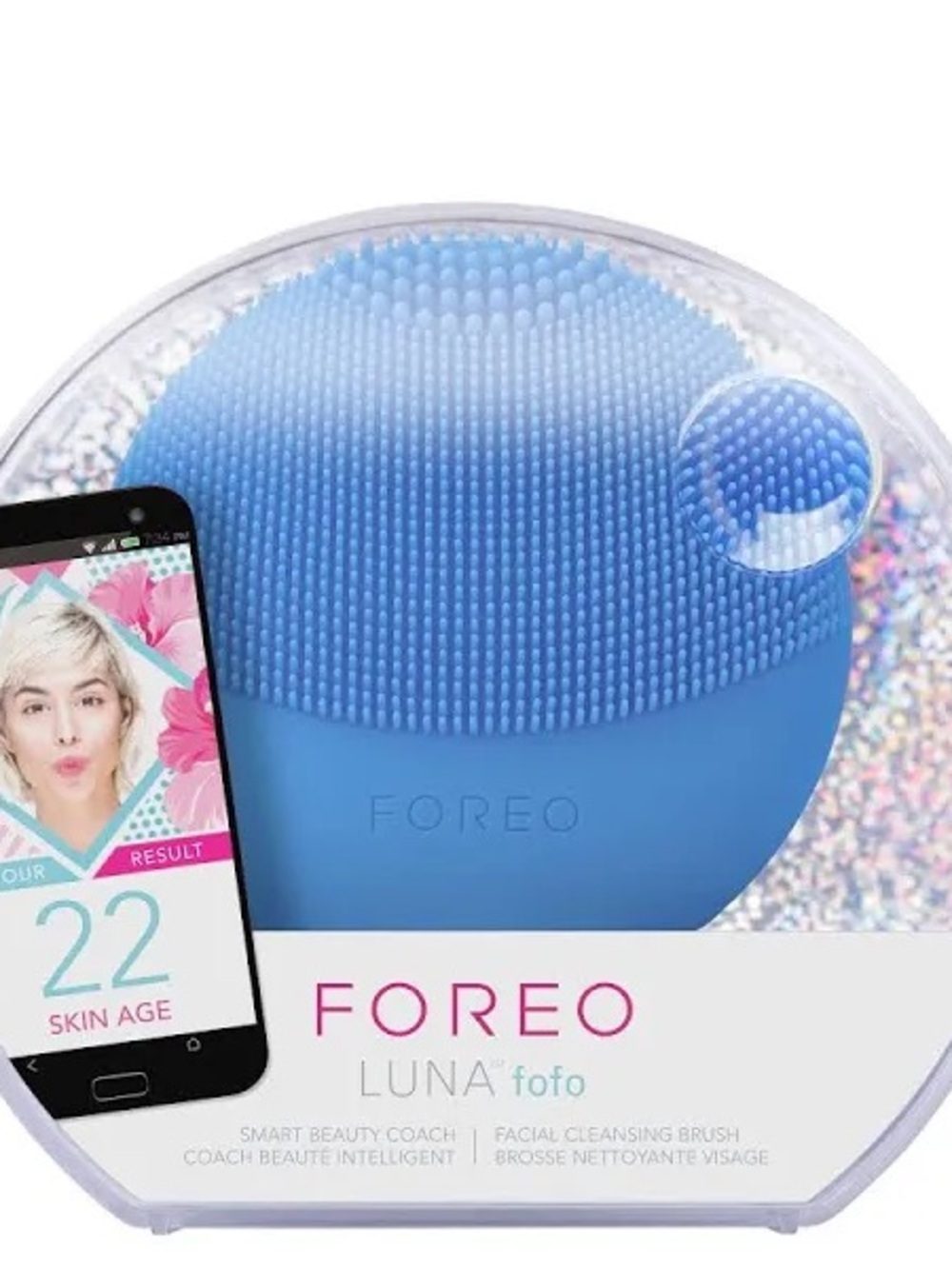 FOREO LUNA fofo Smart Facial Cleansing Brush-Bluetooth